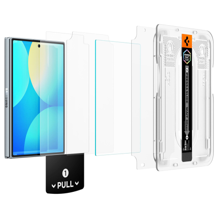 Folie sticla Samsung Galaxy Z Fold8 Spigen - (2 pack) Glas.tR EZ-FIT Pro HD Clear [5]