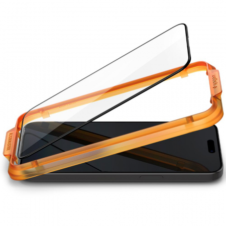 Folie sticla Spigen - Glas.tR Align Master (2 pack) - iPhone 15 Pro Max - Black [1]