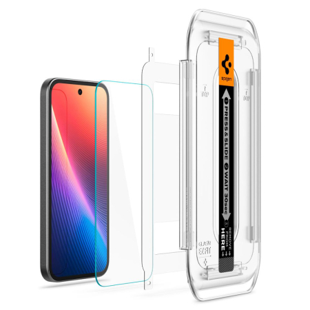 Folie sticla Spigen Glas.tR EZ-FIT (2 pack) - Google Pixel 9a - Clear [4]