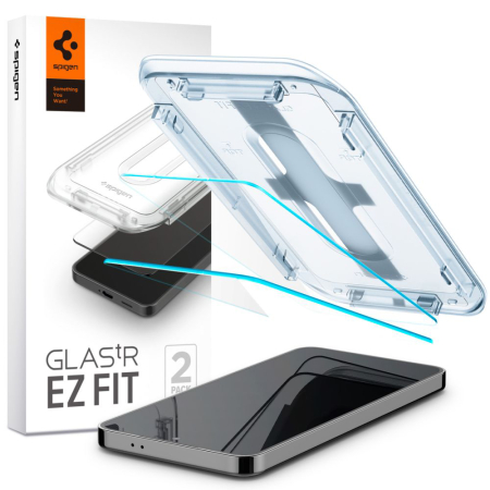 Folie sticla Spigen GLAS.tR EZ FIT Samsung Galaxy S24 / Galaxy S25 2xbuc [2]