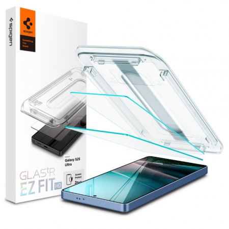 Folii Samsung - Folie sticla Spigen GLAS.tR EZ FIT Samsung Galaxy S25 Ultra