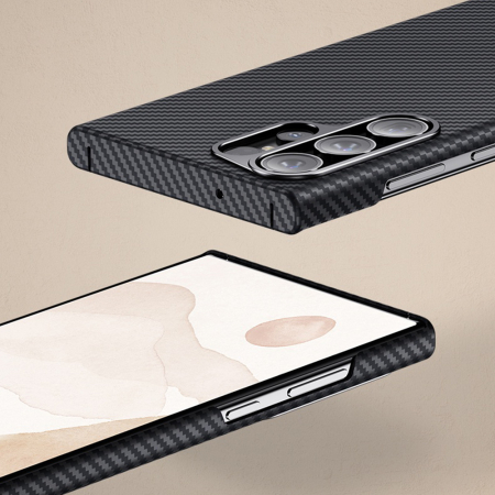 Husa aramida Samsung Galaxy S24 Ultra Techsuit - Aramid Fiber MagSafe Black [2]