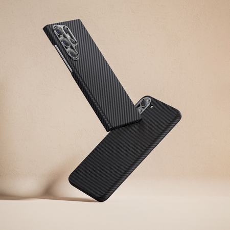 Husa aramida Samsung Galaxy S24 Ultra Techsuit - Aramid Fiber MagSafe Black [4]