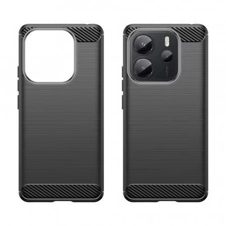 Huse Xiaomi Redmi Note - Husa carbon Silicone Techsuit Xiaomi Redmi Note 14 4G
