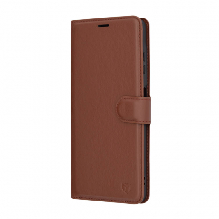 Husa carte Samsung Galaxy A06 Techsuit Leather folio maro [0]