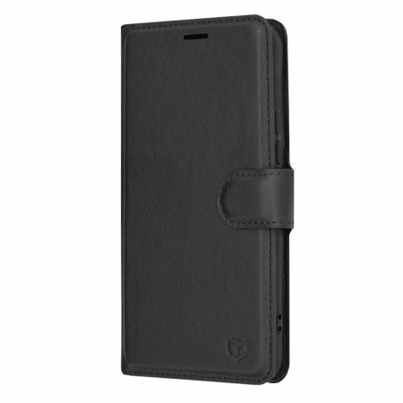 Husa carte Samsung Galaxy S22 Techsuit Leather folio negru [0]