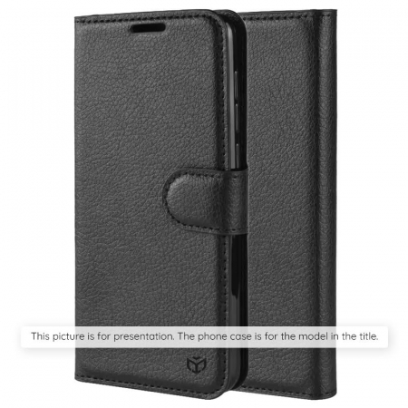 Husa Samsung S24 FE - Husa carte Samsung Galaxy S24 FE Techsuit Leather folio negru