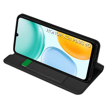 Husa coperta Honor X5c Plus Techsuit - Magskin Book Black [4]