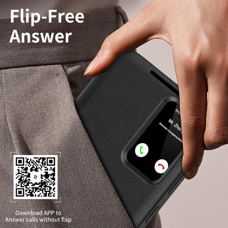 Husa coperta Samsung Galaxy A16 4G / A16 5G Techsuit - SmartView Series Black [4]