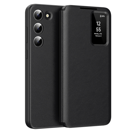 Husa Samsung S23 - Husa coperta Samsung Galaxy S23 Techsuit - SmartView Series Black