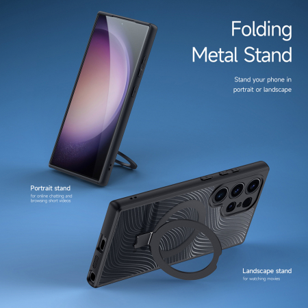 Husa Duxducis Aimo Samsung Galaxy S24 Ultra magsafe stand [2]