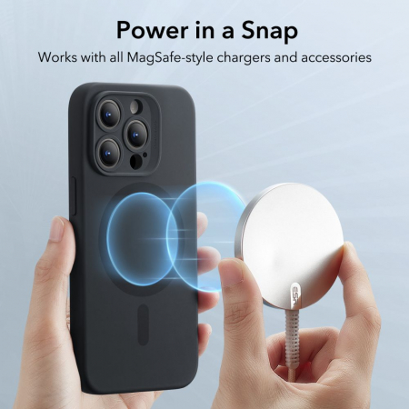 Husa ESR Cloud Iphone 15 Pro negru magsafe [4]