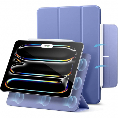 Huse Iphone - Husa IPad Pro 13 2024 ESR Rebound Magnetic negru