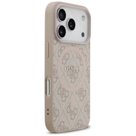 Husa Guess iPhone 17 Pro Max - 4G Ring Classic Logo MagSafe (GUHMP17XG4GFRP) Pink [2]