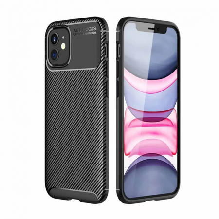 Husa Iphone 11 Techsuit carbonfiber [0]