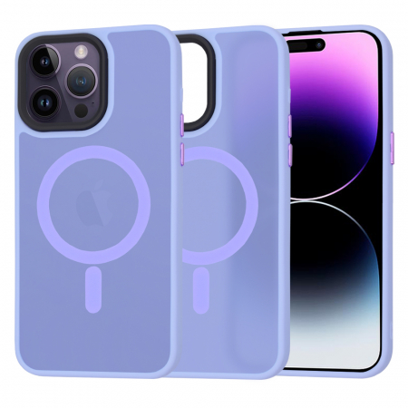 Husa Iphone 14 Apple - Husa Iphone 14 Pro Max Techsuit Halofrost Magsafe mov magsafe
