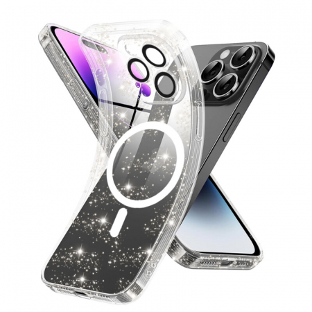 Husa Iphone 14 Pro Max Apple - Husa Iphone 14 Pro Max Techsuit SparkleSkin Magsafe