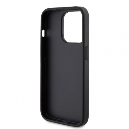 Husa Iphone 15 Pro Guess logo metalic negru [1]