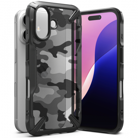 Husa IPhone 16 Ringke Fusion X camo [3]