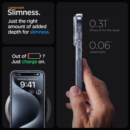 Husa Iphone 16 Techsuit SparkleSkin Magsafe [2]