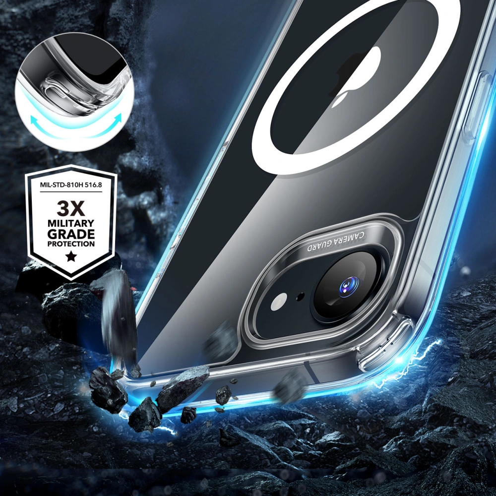 Husa Iphone 16e ESR Halolock magsafe mat negru [1]