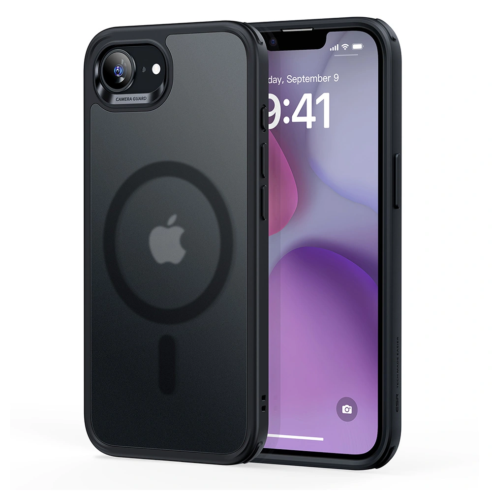 Huse Iphone - Husa Iphone 16e ESR Halolock magsafe mat negru