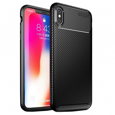 Husa Silicon Iphone Xs - Husa Iphone X / Xs Techsuit carbonfibre