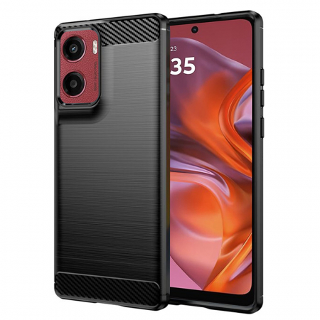 Husa Moto G05 / E15 - Husa Motorola Moto G05 / E15 Techsuit carbon silicone