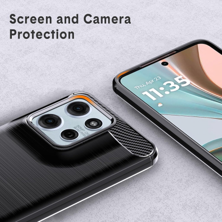 Husa Motorola Moto G15 / G15 Power Techsuit carbon silicone [5]