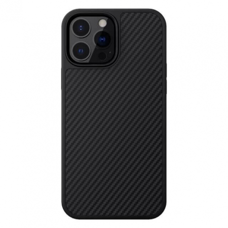 Husa Nillkin Synthetic Fiber Carbon iPhone 13 Pro Max Black [0]