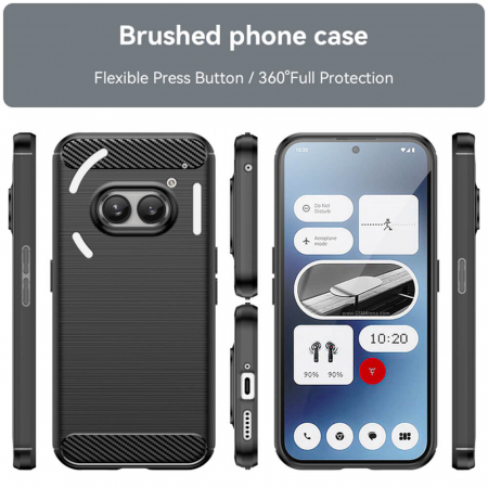 Husa Nothing Phone 2A / 2A Plus Techsuit carbon [5]