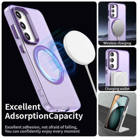 Husa protectie Samsung Galaxy S23  Techsuit - CandyCase MagSafe Purple [4]