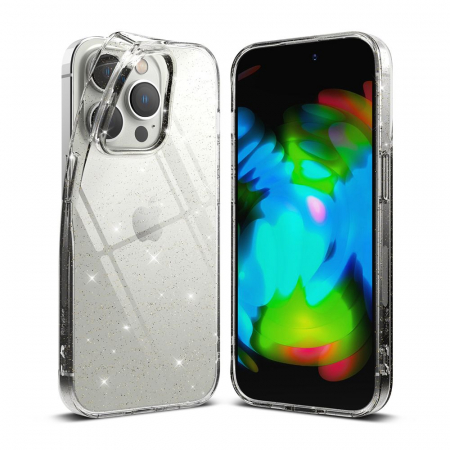 Husa Iphone 14 Apple - Husa Ringke Air S Iphone 14 Pro Max transparent glitter