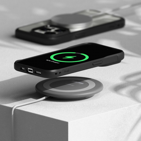 Husa Ringke Fusion Bold Iphone 15 Pro Max negru mata [5]