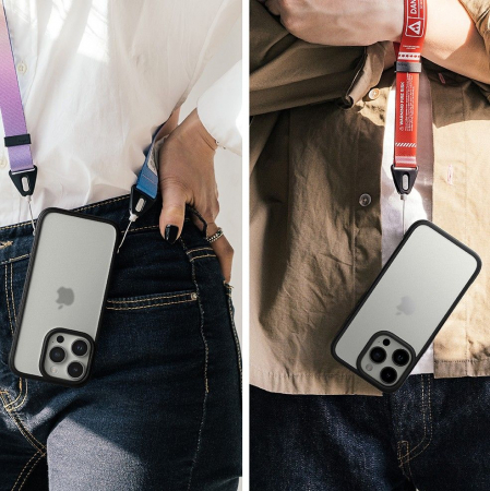 Husa Ringke Fusion Bold Iphone 15 Pro Max negru mata [8]