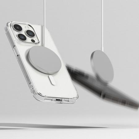 Husa Ringke Fusion IPhone 15 Pro transparent magsafe mata [1]