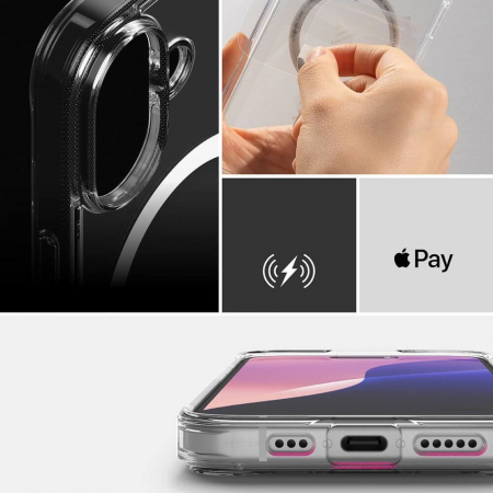 Husa Ringke Fusion Magsafe IPhone 16 transparent mat [2]