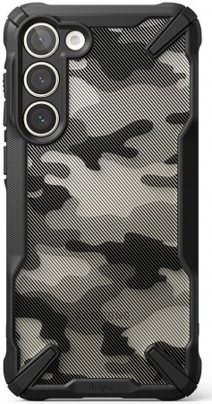 Husa Ringke fusion Samsung Galaxy S23 camo negru [7]