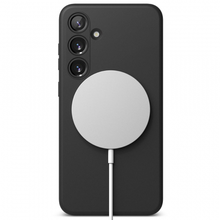 Husa Ringke Silicone Samsung Galaxy S24 magsafe negru [3]