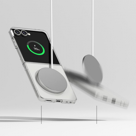 Husa Ringke Slim Magnetic Magsafe Samsung Galaxy Z Flip 7 clear [4]