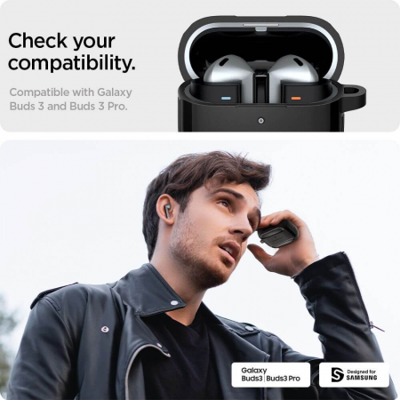 Husa Samsung Galaxy Buds 3 / 3 Pro Spigen Rugged Armor [7]