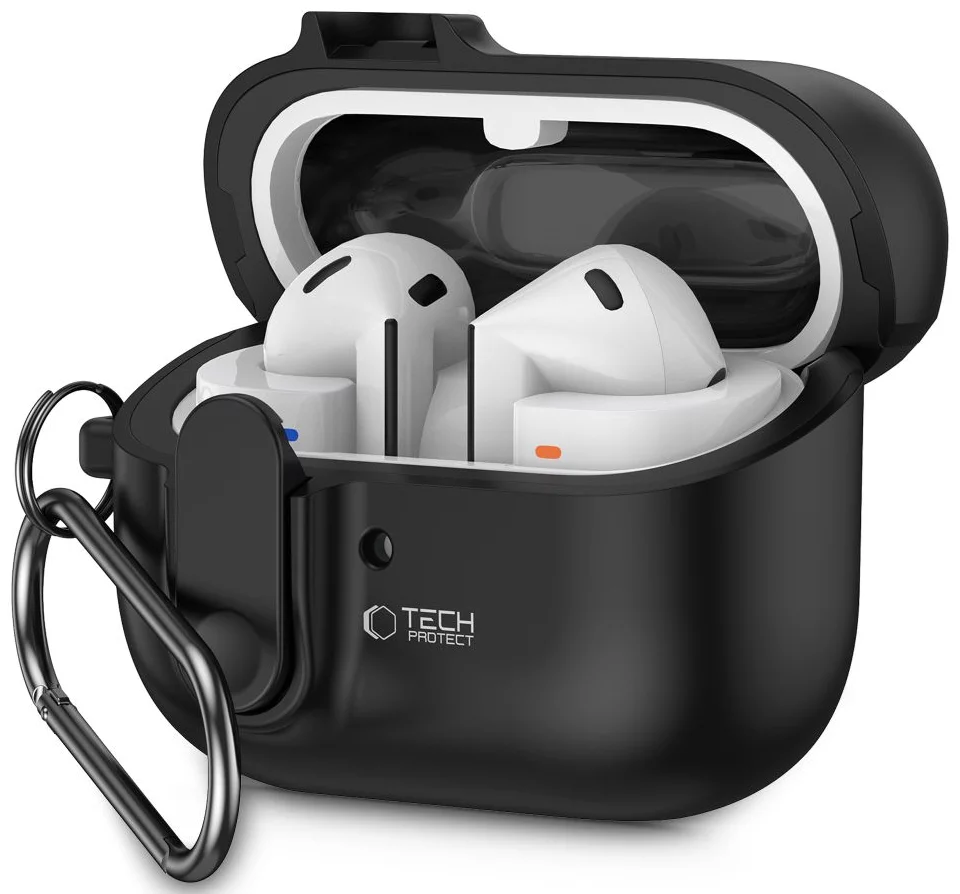Husa Casti Wireless - Husa Samsung Galaxy Buds 3 / 3 Pro Tech-Protect Slim Hook