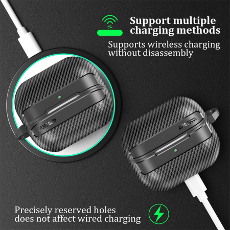 Husa Samsung Galaxy Buds 3 / 3 Pro Techsuit Carbonfiber [5]