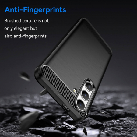 Husa Samsung Galaxy S24 Techsuit Carbon negru [4]