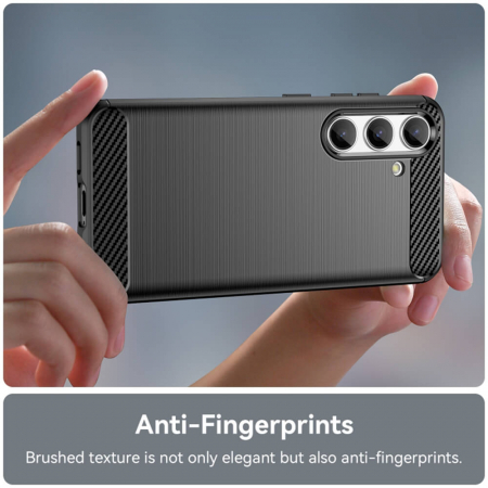Husa Samsung Galaxy S24 Techsuit Carbon negru [3]
