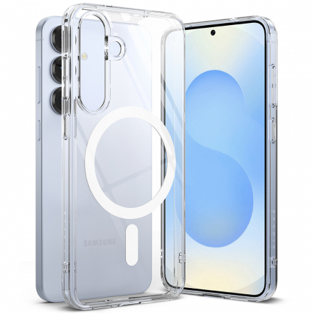 Husa Samsung Galaxy S25 Ringke Fusion transparent magsafe [3]