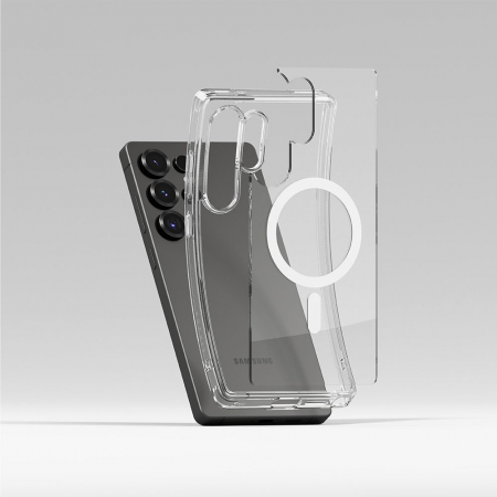 Husa Samsung Galaxy S25 Ultra Ringke Fusion Magsafe transparent [5]