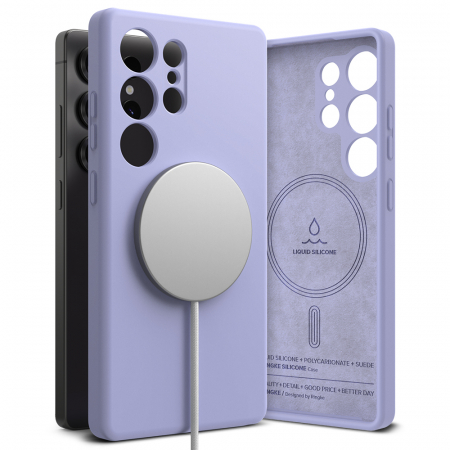 Husa Samsung Galaxy S25 Ultra Ringke Silicone mov magsafe [3]