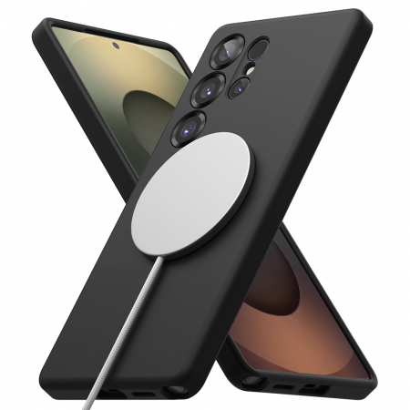 Husa Samsung Galaxy S25 Ultra Ringke Silicone mov magsafe [2]