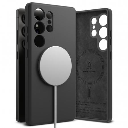 Husa Samsung Galaxy S25 Ultra Ringke Silicone mov magsafe [3]